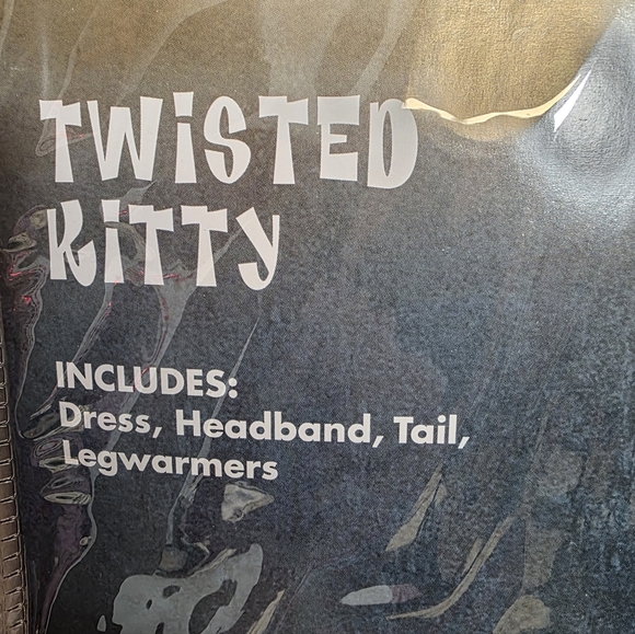 Spirit Halloween Adult Twisted Kitty Costume Size Large 12/14 - Picture 3 of 10